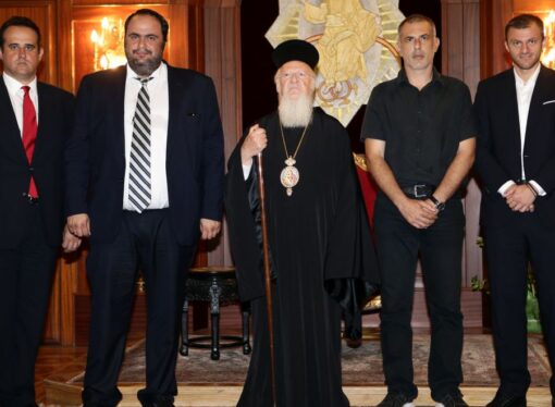 Ο Ολυμπιακός στο Πατριαρχείο (pics)
