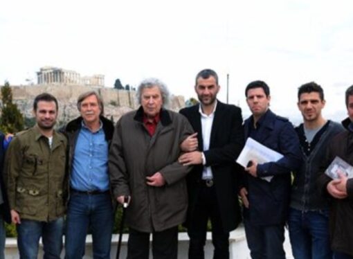 H συνάντηση-συζήτηση των άσων της μπάλας με τον Μίκη Θεοδωράκη το 2012